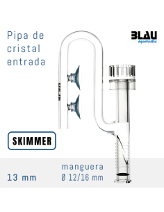 Rebosadero de cristal entrada 17mm