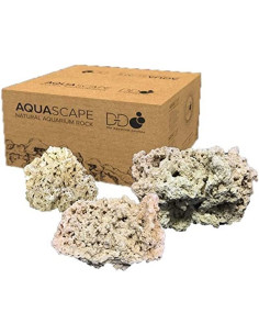 D-D, AQUASCAPE NATURAL AQUARIUM ROCK 20Kg LARGE BOX (3-4,5Kg/pieza)
